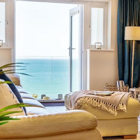 Carbis Bay - Luxury 3 Bed Penthouse Apartment With Sea Views Parking Sauna Balcony Zewnętrze zdjęcie