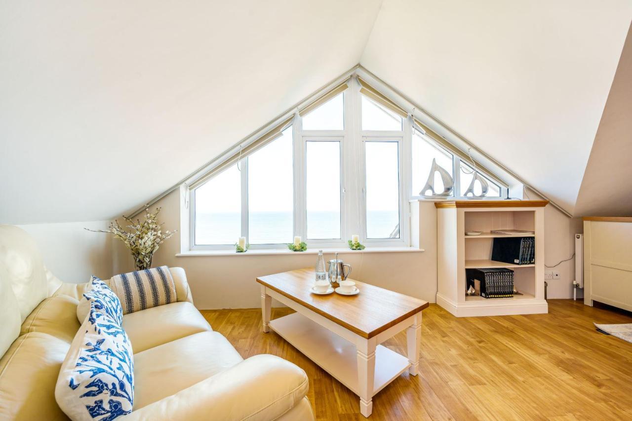 Carbis Bay - Luxury 3 Bed Penthouse Apartment With Sea Views Parking Sauna Balcony Zewnętrze zdjęcie