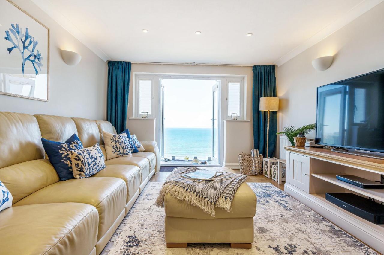Carbis Bay - Luxury 3 Bed Penthouse Apartment With Sea Views Parking Sauna Balcony Zewnętrze zdjęcie