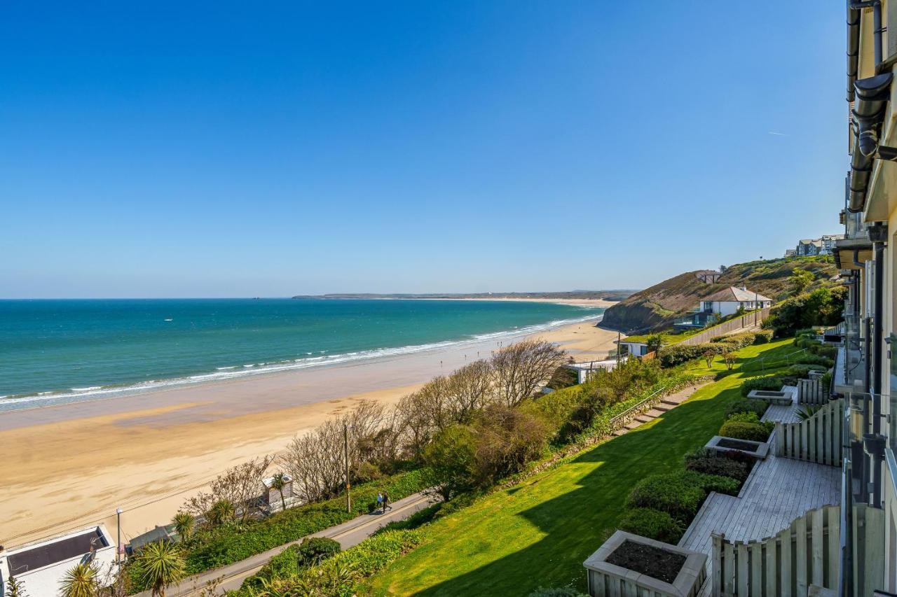 Carbis Bay - Luxury 3 Bed Penthouse Apartment With Sea Views Parking Sauna Balcony Zewnętrze zdjęcie